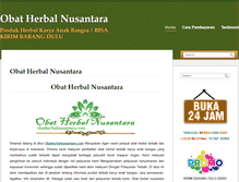 Tablet Screenshot of obatherbalnusantara.com